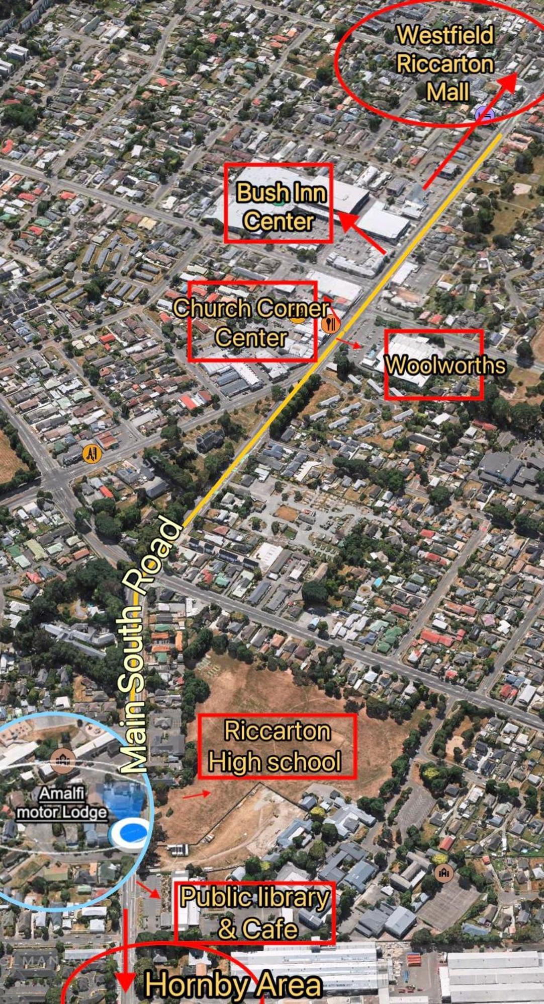 Amalfi Motor alojamiento Christchurch Exterior foto