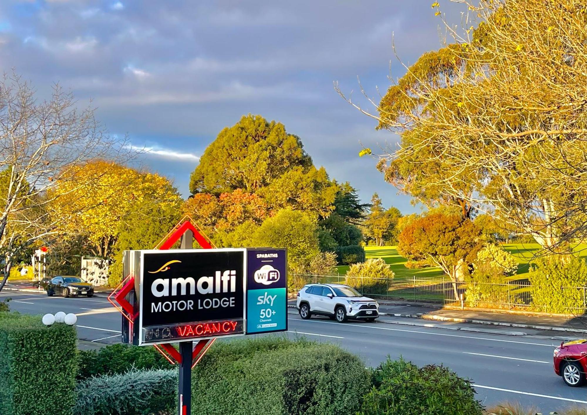 Amalfi Motor alojamiento Christchurch Exterior foto